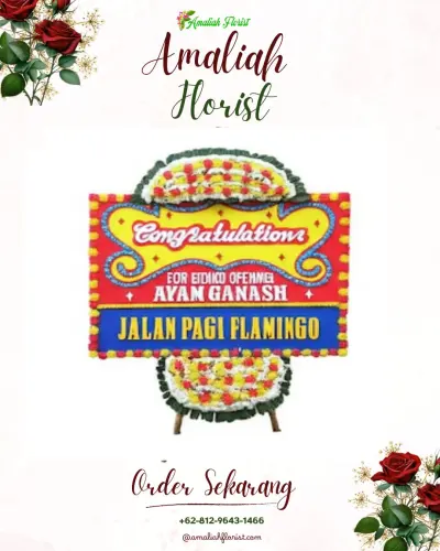 Bunga Papan Congratulation di Muntilan